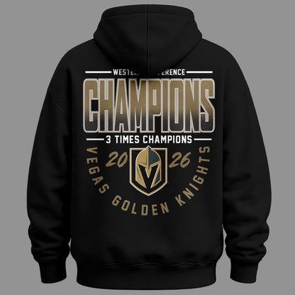 VGK   WESTERN CONFERENCE CHAMPIONS Hoodie 2026