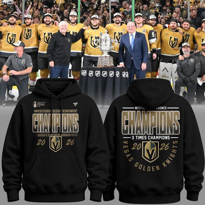 VGK   WESTERN CONFERENCE CHAMPIONS Hoodie 2026