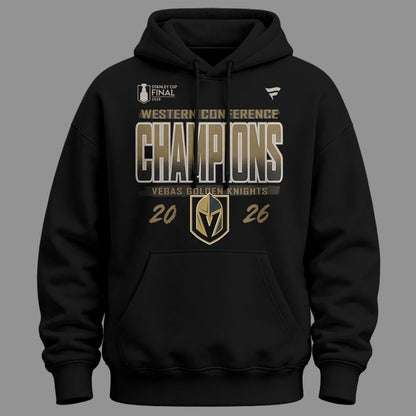 VGK   WESTERN CONFERENCE CHAMPIONS Hoodie 2026