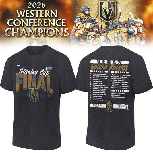 3.VGK   WESTERN CONFERENCE CHAMPIONS Tshirt 2026