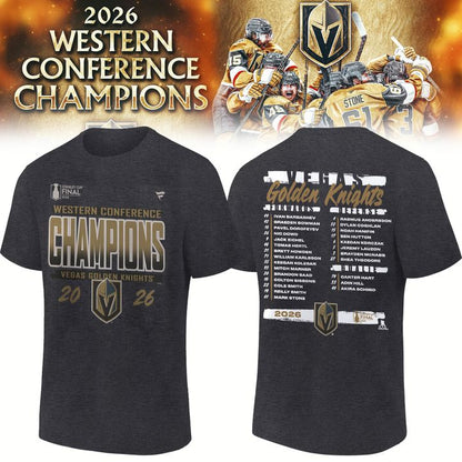 2.VGK   WESTERN CONFERENCE CHAMPIONS Tshirt 2026