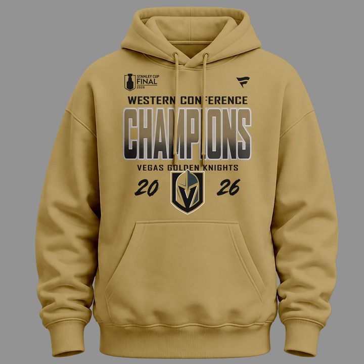 1.VGK   WESTERN CONFERENCE CHAMPIONS Hoodie 2026