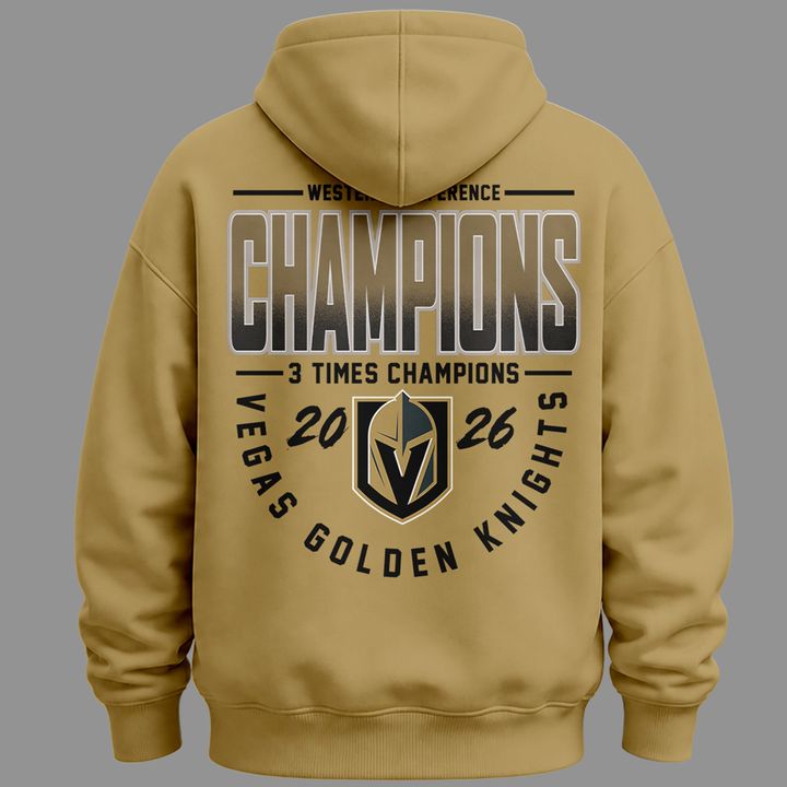 1.VGK   WESTERN CONFERENCE CHAMPIONS Hoodie 2026