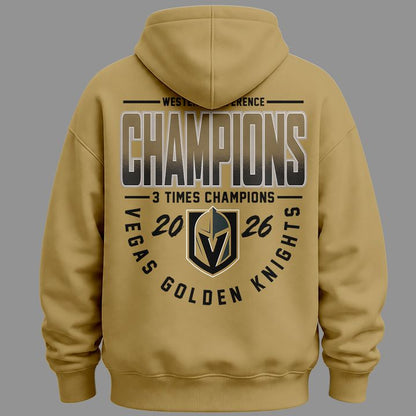 1.VGK   WESTERN CONFERENCE CHAMPIONS Hoodie 2026
