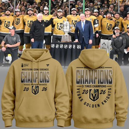 1.VGK   WESTERN CONFERENCE CHAMPIONS Hoodie 2026