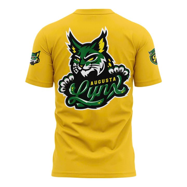 Lynx Yellow Green Stroke Tee