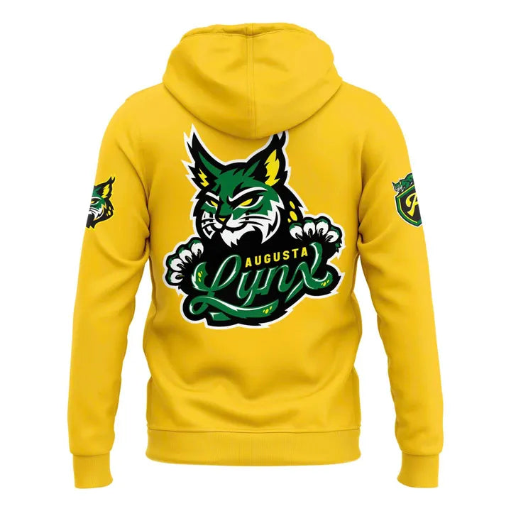 Lynx Yellow Green Stroke Hoodie