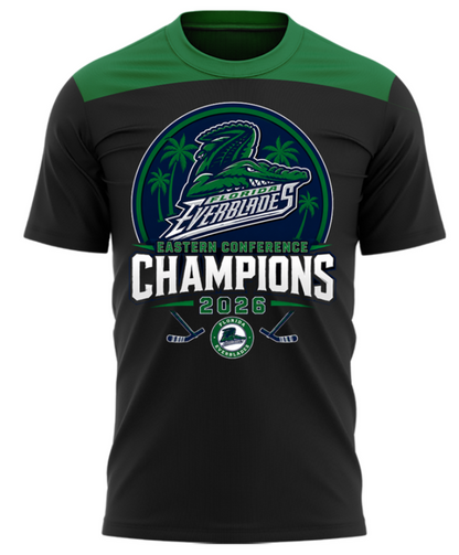 Limited Edition Florida Everblades 2026 Kelly Cup Champions TShirt