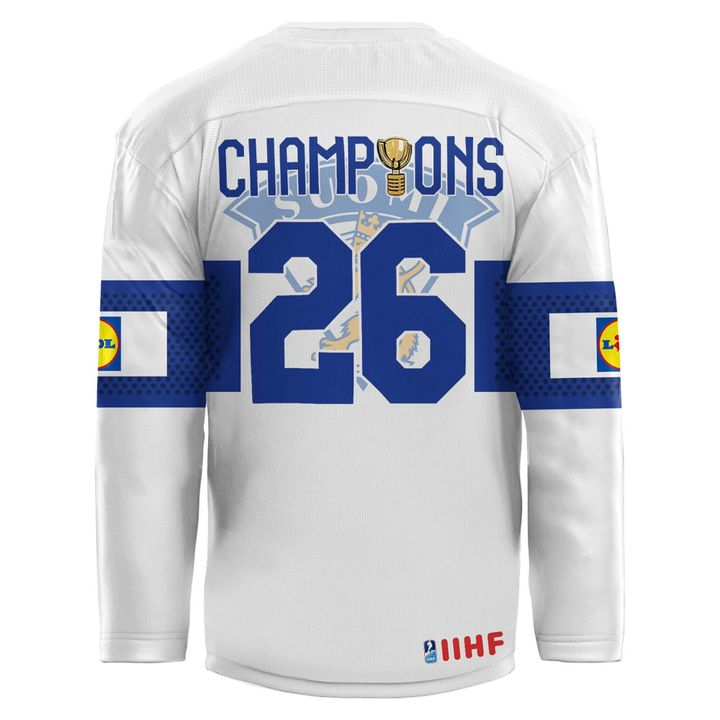 Leijonat 2026 IIHF Champions Hockey Jersey