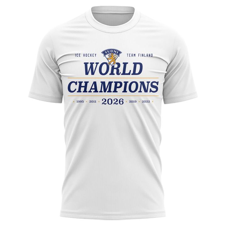 Leijonat Champions 2026 White T-Shirt