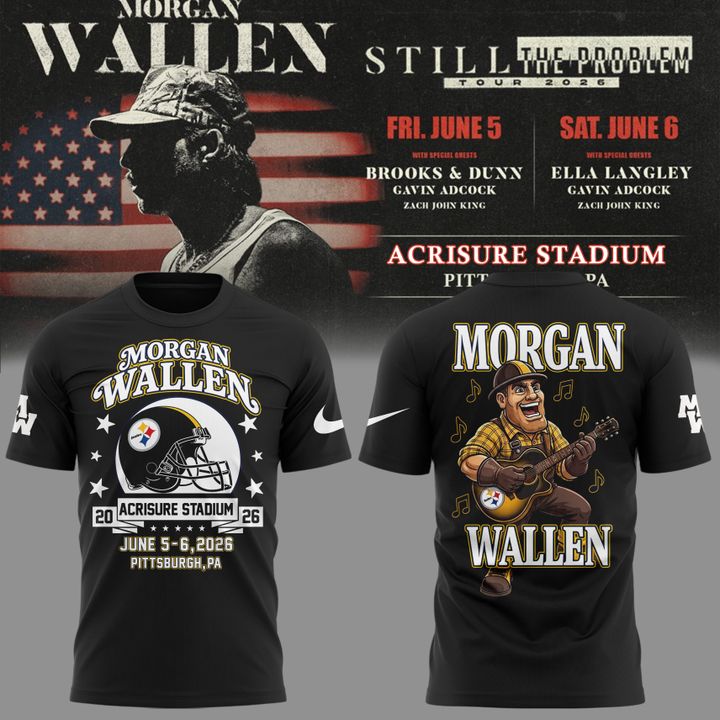 Exclusive MW x Pittsburgh Steelers - brings his Still The Problem Tour 2026 to Acrisure Stadium T-Shirt