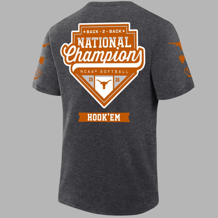 2026 Exclusive T-Shirt Texas Softball back-to-back National Champions