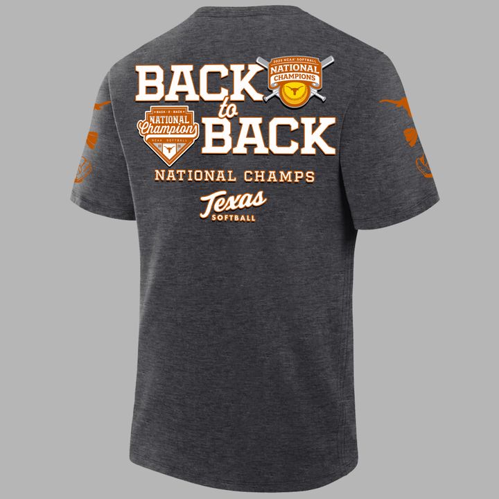 2026 Exclusive T-Shirt Texas Softball back-to-back National Champions.