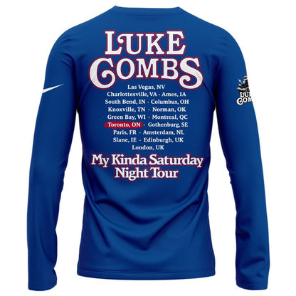 LC x Toronto Blue Jays 50th Anniversary - My Kinda Saturday Night Tour 2026 Long Tee