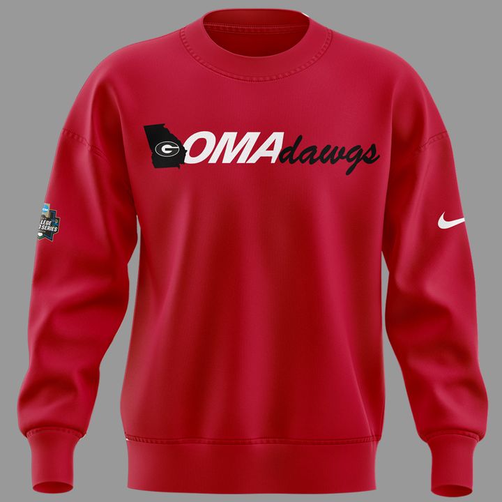 Limited Edition "Omadawgs" Sweat Georgia Bulldogs Baseball CWS2026