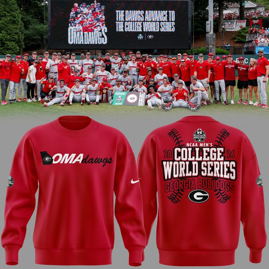 Limited Edition "Omadawgs" Sweat Georgia Bulldogs Baseball CWS2026
