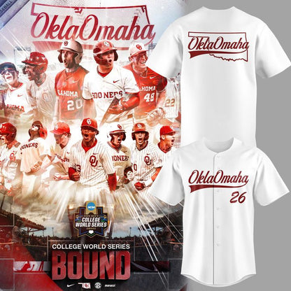 Oklahoma Baseball 2026 Regional OklaOmaha Jersey - Special Edition