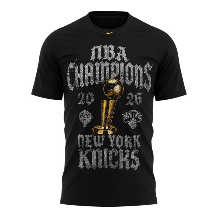 New York Knicks 2026 Finals Champions Limited Edition Locker Room T-Shirt