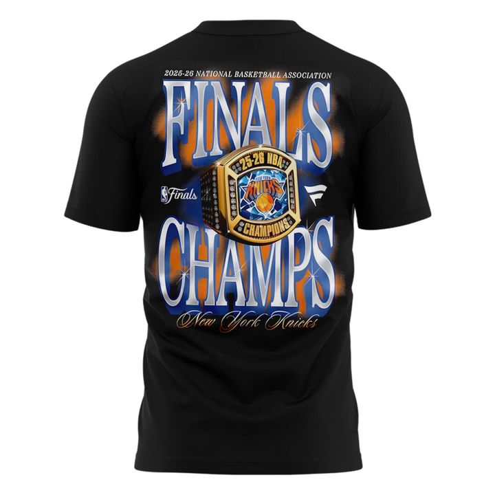 New York Knicks 2026 Finals Champions Locker Room T-Shirt