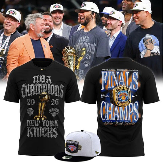 NY Knicks 2026 Finals Champions Limited Edition Locker Room Tshirt