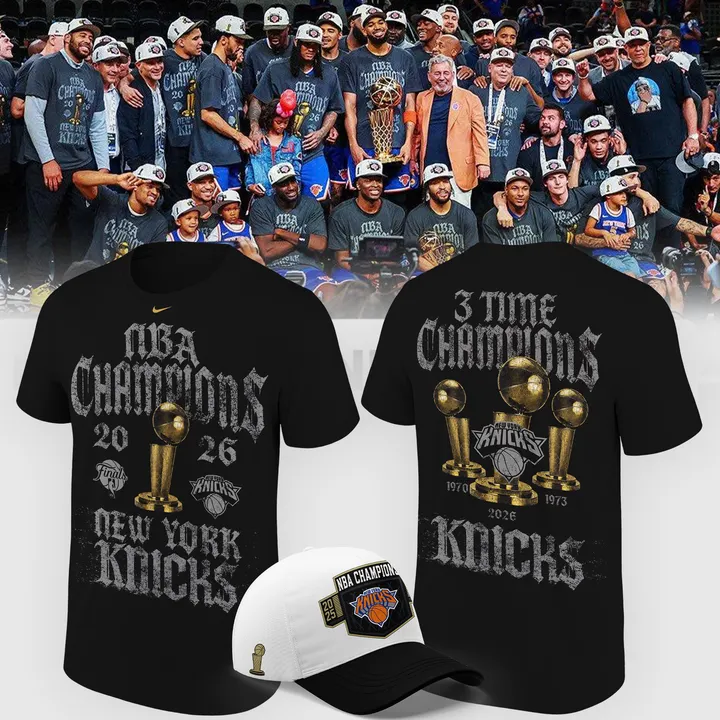 NY Knicks 2026 Finals Champions Limited Edition Locker Room Tshirt