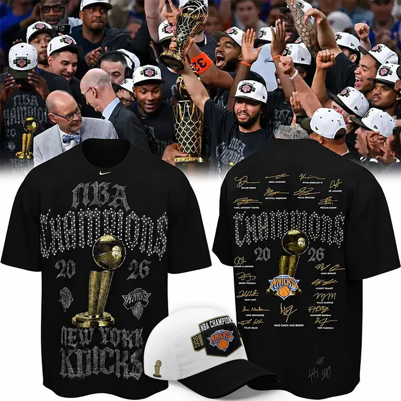 NY Knicks 2026 Finals Champions Limited Edition Locker Room Tshirt