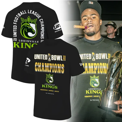 2. Louisville Kings United Bowl Champions 2026 Reigning Champions T-Shirt