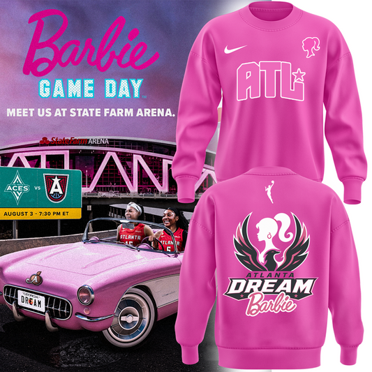 3. Barbie Game Day Atlanta Dream 2026 sweat