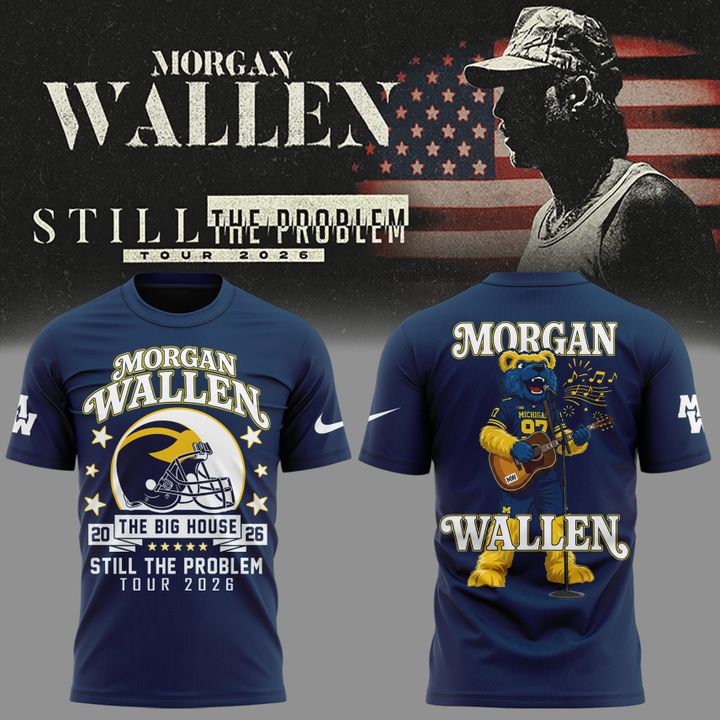 Exclusive Tshirt MW x Michigan Wolverines Football - Still The Problem Tour 2026 T-Shirt