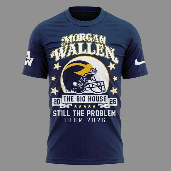 Exclusive Tshirt MW x Michigan Wolverines Football - Still The Problem Tour 2026 T-Shirt