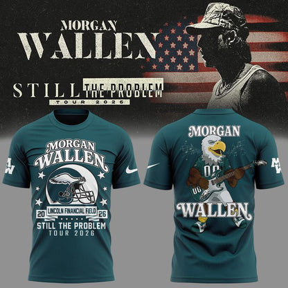 Exclusive Tshirt MW x Philadelphia Eagles - Still The Problem Tour 2026 T-Shirt