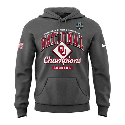 Oklahoma Sooners Baseball National Champions 2026 Hoodie