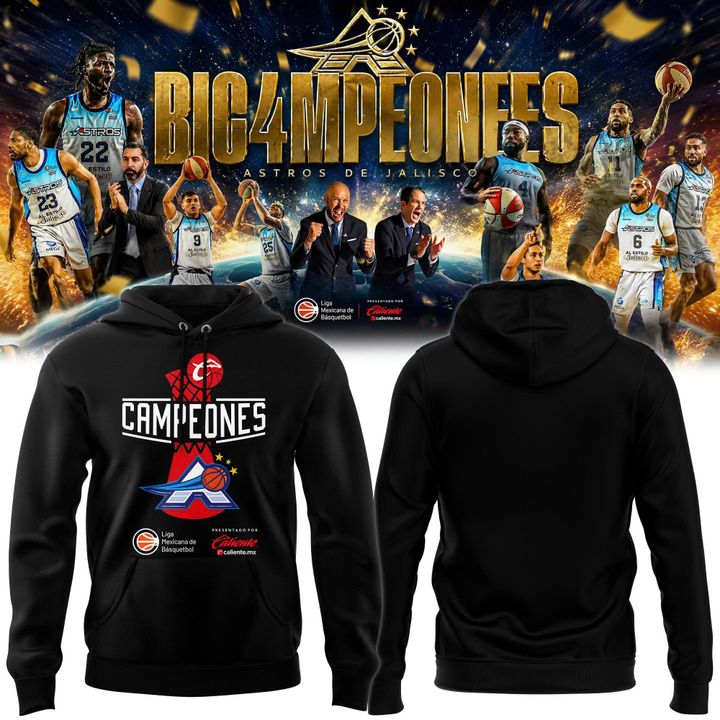Astros de Jalisco 2026 CIBACOPA Champions Basketball Hoodie(v1)
