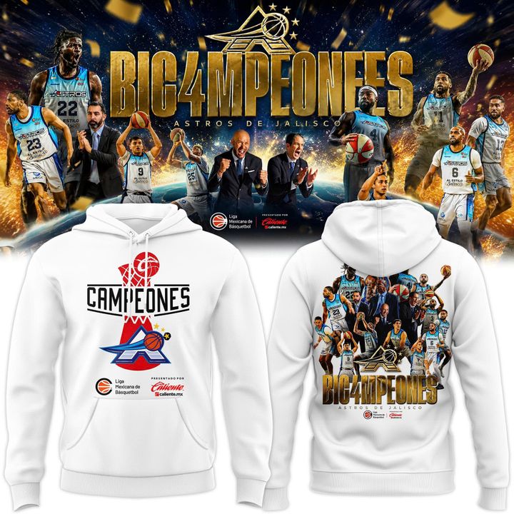 Astros de Jalisco 2026 CIBACOPA Champions Basketball Hoodie(v2)