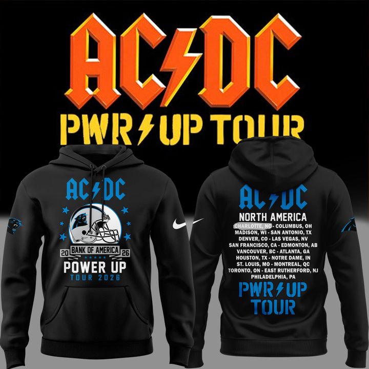 04. Hoodie AC/DC x Carolina Panthers - Power Up Tour 2026 Hoodie