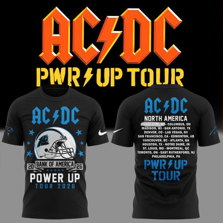 03. AC/DC x Carolina Panthers - Power Up Tour 2026 T-Shirt
