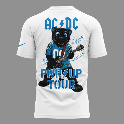 Limited Edition AC/DC x Carolina Panthers - Power Up Tour 2026 T-Shirt