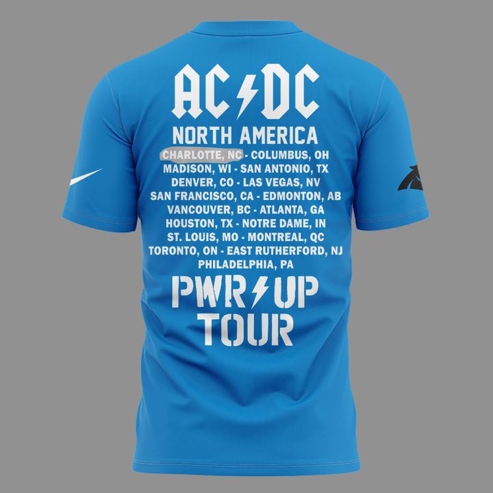 2026 Power Up Tour AC/DC x Carolina Panthers T-Shirt