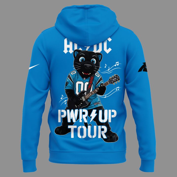 Special Power Up Tour 2026 AC/DC x Carolina Panthers Hoodie