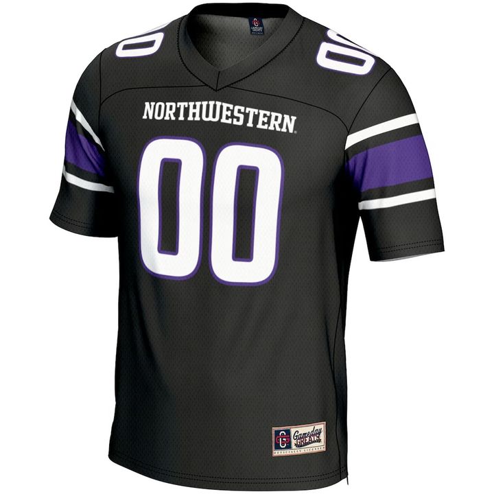Northwestern Wildcats GameDay Greats NIL Pick-A-Player Football Jersey - Black