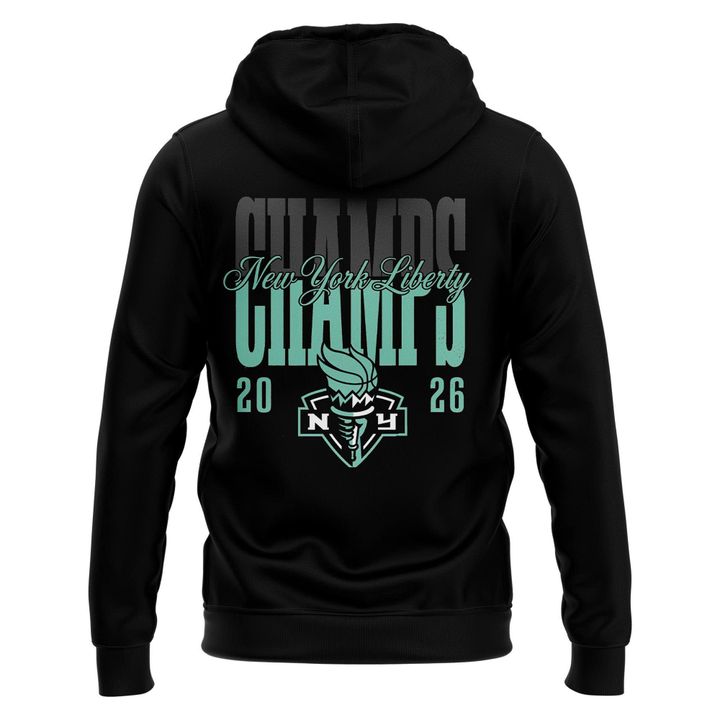 New York Liberty Seafoam 2026 COMMISSIONER’S CUP CHAMPIONS Hoodie