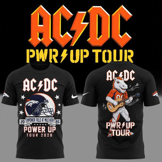 04. AC/DC x Denver Broncos - Power Up Tour 2026 T-Shirt