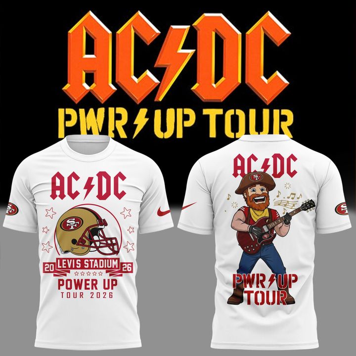 AC/DC x San Francisco 49ers Power Up Tour 2026 T-Shirt