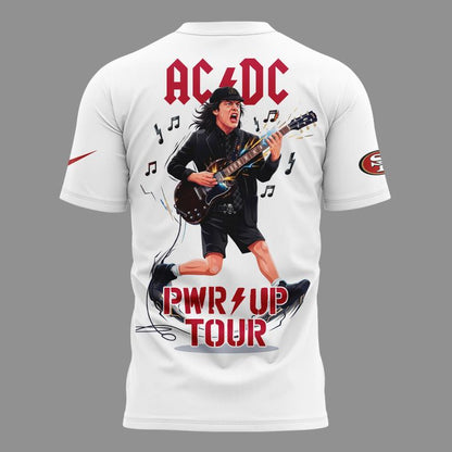 AC/DC x San Francisco 49ers Power Up Tour 2026 T-Shirt