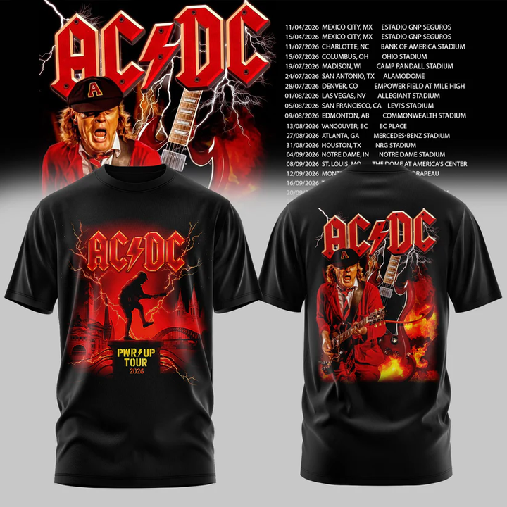Perfect Edition AC/DC Power Up Tour 2026 T-Shirt