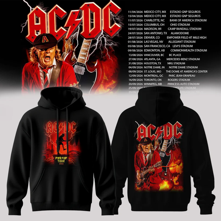 AC/DC - Power Up Tour 2026 North America Hoodie
