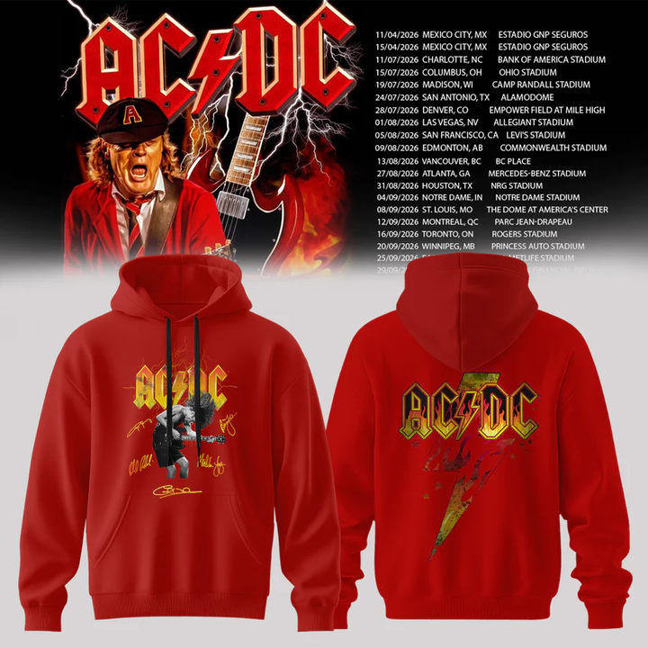 Hoodie AC/DC - Power Up Tour 2026 North America Hoodie