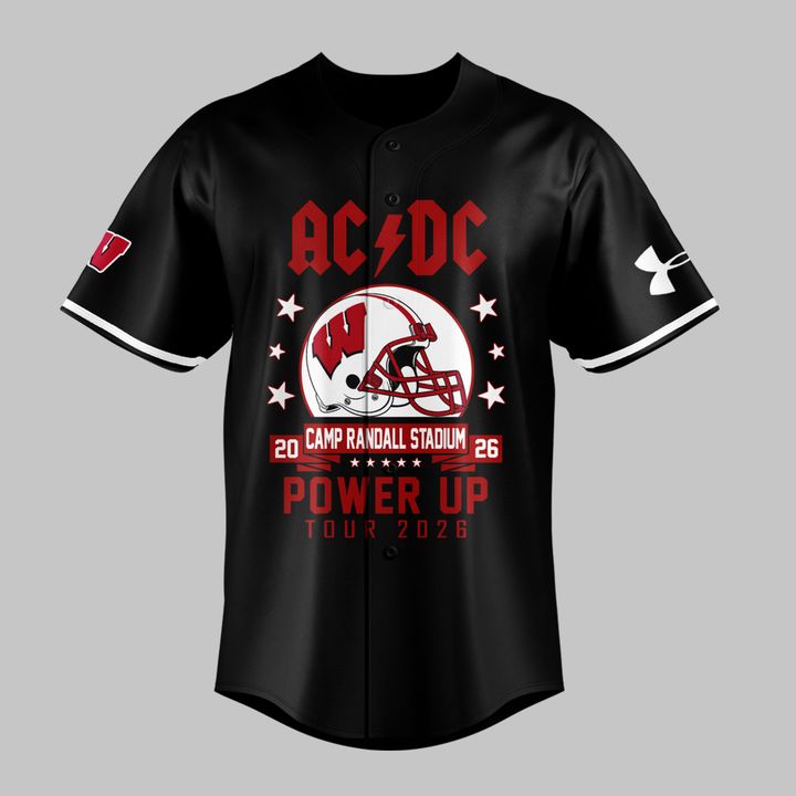 02.2. AC/DC x Wisconsin Badgers Football - Power Up Tour 2026 Jersey