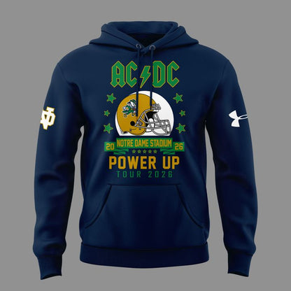 03.1. Special Hoodie AC/DC x Notre Dame Football - Power Up Tour 2026 Hoodie