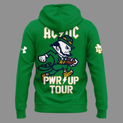01.4. Limited Hoodie Power Up Tour 2026 - AC/DC x Notre Dame Football Hoodie